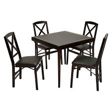 This set includes a sturdy, 34 in. Wooden Folding Card Table And Chairs Set Cheap Buy Online
