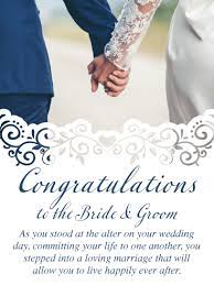 Wedding wishes for the bride and groom. Happily Ever After Wedding Day Card Birthday Greeting Cards By Davia