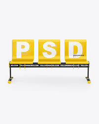 Find & download free graphic resources for yellow. Glossy Bench Mockup In Outdoor Advertising Mockups On Yellow Images Object Mockups