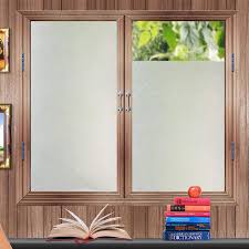 Poor man's stained glass for my front door. Zindoo Frosted Privacy Window Film Self Adhesive Opaque Stained Glass Window Film Anti Uv Vinyl Bathroom Window Clings Window Stickers 45cmx200cm Buy Online In Antigua And Barbuda At Antigua Desertcart Com Productid 47976542