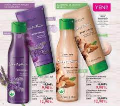 oriflame love nature banyo keyfi lavanta ozlu dus jeli ve vucut losyonu ile gunun butun yorgunlugunu atip rahatlarsiniz badem vucut bakimi lavanta sampuan