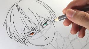 Akan tetapi ada cara menggambar anime yang mesti kamu ketahui loh. Cara Menggambar Anime Todoroki Shouto Boku No Hero Academia How To Draw Anime Youtube