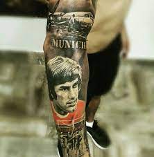 Manchester United Tattoo Tattoo For Men On Leg Tattoos Man Utd Tattoo