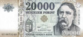 Select a time frame for the chart; Hungary 20000 Forint Foreign Currency