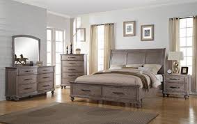 Langley 5 Piece Eastern King Storage Bedroom Set With Che Https Www Amazon Com Dp B01gw Master Bedroom Furniture Wood Bedroom Sets Girls Bedroom Furniture