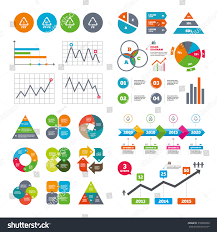 business data pie charts graphs pet stock vector 318809330