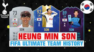 88 son lm 89 pac. Heung Min Son Fifa Ultimate Team History Fifa 12 Fifa 19 Youtube