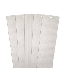 Two types of blinds are available : Dalix Ribbed Vertical Blinds Replacement Slats Ivory Vinyl Window 5 Pa