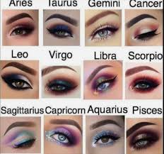 Zodiac Make Up Zodiac Sign Fashion Eye Makeup Zodiac Signs Astrology