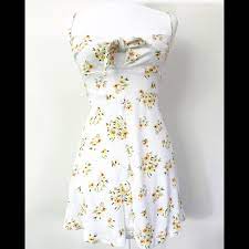 Free shipping on all orders over $100. Forever 21 Dresses Forever 2 Floral Tiefront Fit Flare Mini Dress Poshmark