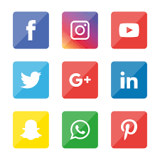Social Media Icons Set Logo Vector Illustrator Social Icons Logo Icons Media Icons Png And Vector With Transparent Background For Free Download Social Media Icons Icon Set Media Icon