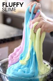 make saline solution fluffy slime