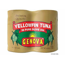 Amazon Com Genova Yellowfin Tuna In Pure Olive Oil 7 Ounce Pack Of 6 Grocery Gourmet Food