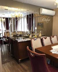 Salon Konsol Arkasi Dekoratif Ayna Calismamiz Luxury Homedesign Mirrordesign Luxury Homedesign Mirrordesign Homedecor Aksesua Tasarim Aynalar Dekor