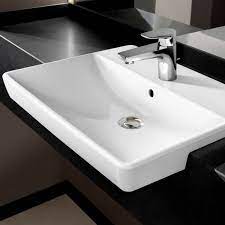 Their unique installation type creates a beautiful, unique centerpiece for any bathroom. Villeroy And Boch Avento Slimline Semi Recessed Washbasin 4a065501 Uk Bathrooms