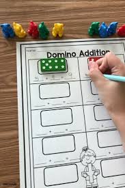 Free Printable Domino Addition Simply Kinder In 2020 Homeschool Math Math Activities Math For Kids