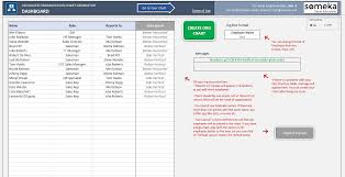 Proper Hierarchy Chart Excel Template Horizontal Organizational Chart Prepare Organizati Family Tree Template Excel Family Tree Maker Free Family Tree Template