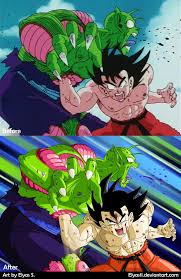 Goku Vs Piccolo Jr Redraw Goku Vs Dragon Ball Image Dragon Ball Super