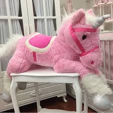Unicorn 125 Cm Tek Boynuzlu At Bebek Oyuncak Bebek Hediyesi Plush Pretty In Pink Aesthetic Colors Kawaii
