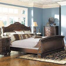 Sleep Like Royalty With The Traditional North Shore 5 Piece Bedroom Set By Ashley Furniture Cheap Furniture Stores Old World Bedroom North Shore Bedroom Set