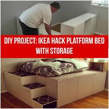 Our stylish bedroom furniture and inspiring ideas are just what you need. Ikea Hack Diy Platform Bed With Storage From Ikea Kitchen Cabinets
