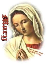 M A R Y Mary! Sweet name revered above, And oh! How dear below! In it are  hope and holy love, And blessings from it flow. Mary! What music in that  sound,