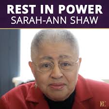 Sarah-Ann Shaw, Boston's 1st Black female TV news reporter, has died at age  90. She began with WBZ in 1969 & became a symbol of progress & a VOICE for  voiceless, marginalized
