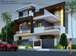 Pin By Kedkarn Nilatat On 3d Art Architectural Visualization Modern Bungalow House Design Duplex House Design Small House Elevation Design