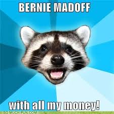 Madoff died at the federal medical center in butner, north carolina, apparently from natural causes , according to a person familiar with the matter. Puns Bernie Madoff Funny Puns Pun Pictures Cheezburger