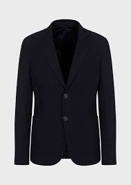 Abito da donna blu tinta unita vestito estivo giovanile corto a ginocchio. Abiti Vestiti Completi E Smoking Da Uomo Giorgio Armani
