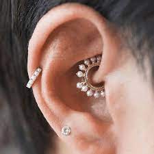 Pearl Coronet Ring Shop This Instagram From Maria Tash And Bentauber Diamond Shape Earrings Tiny Stud Earrings Small Silver Hoop Earrings