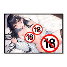 Anime Girl Big Boobs Naked Women Picture Home Decor Wall Art Posters Canvas  Printings Painting Boys' Room Decoration