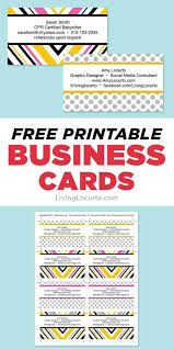 Click the generate business cards button to begin with it. Free Business Cards Easy Printables Living Locurto