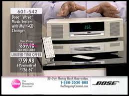 The Shopping Channel Bose Wave Music System With Multi Cd Changer Youtube