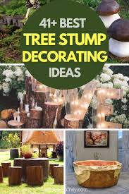 Touch device users, explore by touch or with swipe gestures. 41 Creative Tree Stump Decorating Ideas Will Transform Your Garden