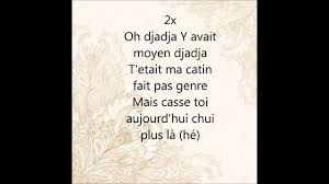djadja & dinaz: faut des sommes non faut pas descendre on reste des hommes janvier a joint d'hiya tu veux l'buzz prend un ticket là j'suis fatigué tu veux l'buzz ? prend un ticket. Aya Nakamura Djadja Tayc Reponse Paroles By Paroles Francais
