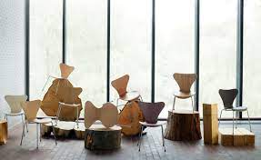 Renew your home with these earth tone modern chairs. Series 7 Side Chair Wood Veneer Hivemodern Com