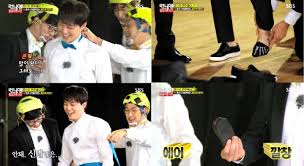 « running man » compte parmi ses membres haha, ji suk jin, kim jong kook, lee kwang soo ainsi que song ji hyo, qui est devenue une membre fixe à partir de l'épisode 7. Yoo Jae Suk Spots Actor Kim Ji Hoon S Heel Lifts On Running Man Kissasian