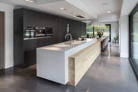 They think it's the easiest and simple way to make the room a lot bigger and spacious. Open Concept Minimalist Kitchen Cuisines Design Cuisine Moderne Cuisine Contemporaine