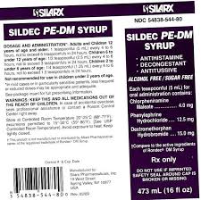 Sildec Syrup Fda Prescribing Information Side Effects And