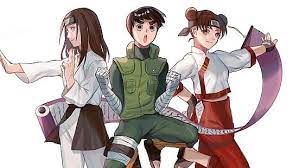 Naruto Neji Hyuga Rock Lee Tenten Naruto 1080p Wallpaper Hdwallpaper Desktop In 2021 Rock Lee And Tenten Rock Lee Naruto Female Anime