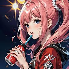 Amazon | MG48かわいい 女の子 ピンク ツインテール おしゃれ 防水ステッカー | アニメ・萌えグッズ 通販
