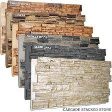 Polyurethane brick, stone & wood paneling and siding combines affordability, easy installation and low maintenance with a natural, authentic look. Cascade Stacked Faux Stone Urethane Wall Paneling In 2021 Stone Siding Panels Faux Stone Siding Stone Siding