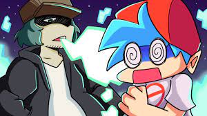 So once this guy named agoti and he got a job at a business place but once he started working a hole appeared under his chair and he fell inside the hole it was a long fall and he got hurt badly but once he hit the ground his office chair fell off into the void and agoti started to feel something in his jaw and his head started to get covered in a black ink and he. Garcello Tabi Kapi Friday Night Funkin Logic Cartoon Animation Youtube