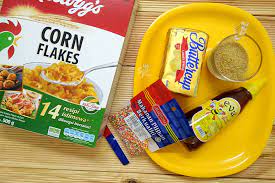 Pukul gula dan butter hingga kembang. Resepi Biskut Cornflakes Madu Rangup Dan Mudah