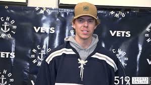 Tyler Bouck is returning to Woodstock for the upcoming PJHL season