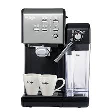 What's special about the mr. Mr Coffee One Touch Coffeehouse Espresso And Cappuccino Machine In Black Stainless Bed Bath Beyond