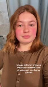 thick hair girlies get the pain of having to section off their hair just to  curl it😔 #fyp #girlproblems #foryou #womanhood