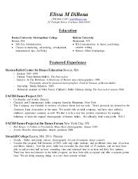 emd dance resume 2016