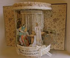 Altered Book Antique Shakespeare Stories By Raidersofthelostart 300 00 Folded Book Art Book Art Sculptures Altered Book Art